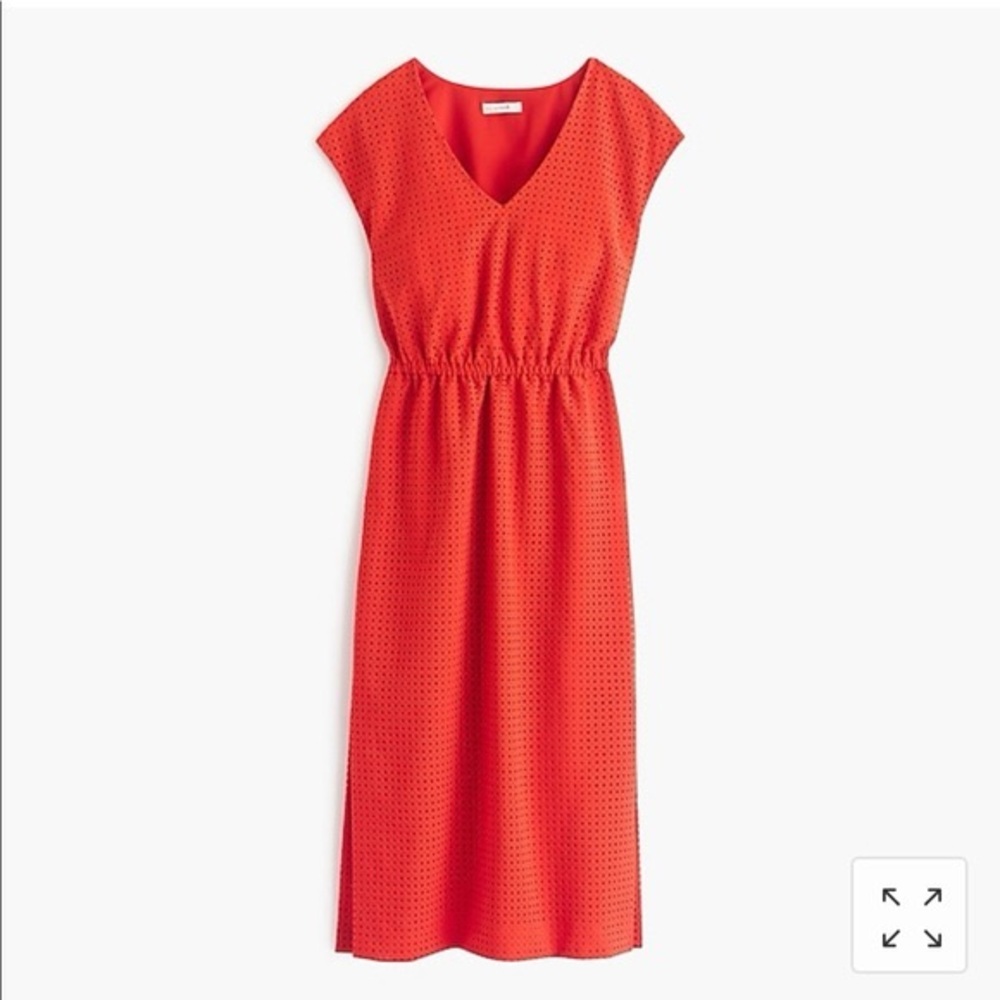 J.Crew Perforated Drapey Dress